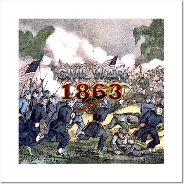 Civil War 1863 Wall Art by teepossible